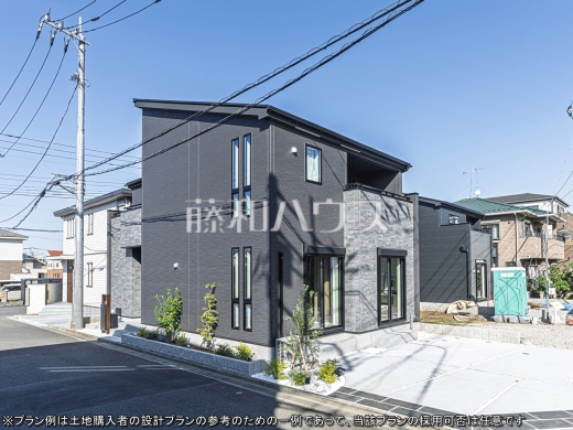 【建物プラン例】建築できる建物はZEH水準が標準仕様となります！　※プラン例は土地購入者の設計プランの参考のための一例であって、当該プランの採用可否は任意です。　
[参考プラン] 
建物価格：1,870万円（税込）　建物面積：95.86m&sup2;