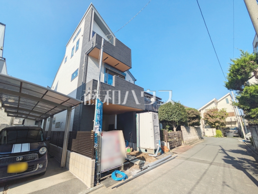 接道状況および現場風景 【中野区白鷺3丁目】