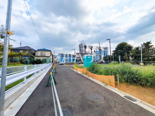 接道状況および現場風景　【東久留米市浅間町２丁目】