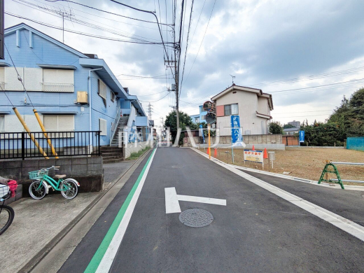 接道状況および現場風景　【東久留米市浅間町２丁目】