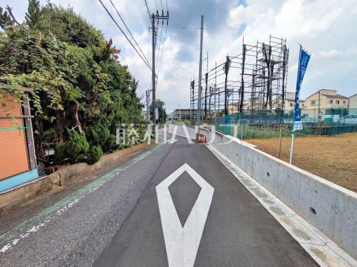 接道状況および現場風景　【東久留米市浅間町２丁目】
