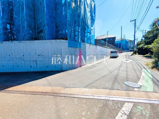 接道状況および現場風景　【東久留米市浅間町２丁目】