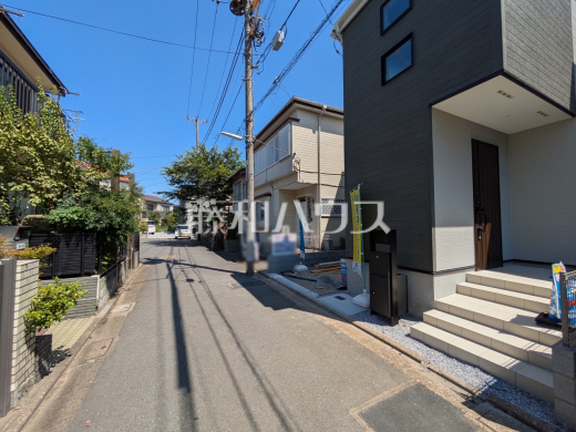 接道状況および現場風景　【練馬区関町南３丁目】