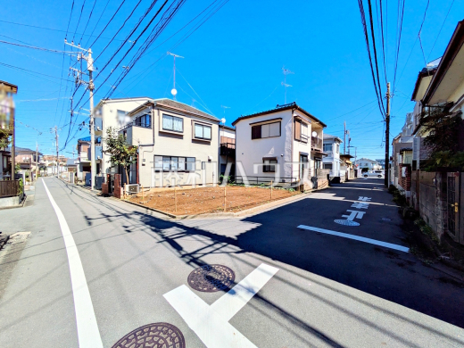 接道状況および現場風景 西東京市立碧山小学校まで約300mのため安心して見守ることができます 【西東京市中町4丁目】