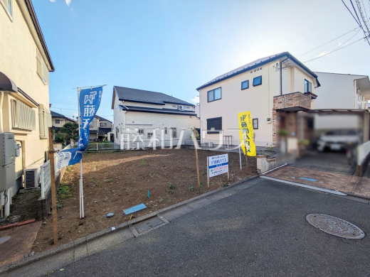接道状況および現場風景　【調布市菊野台３丁目】