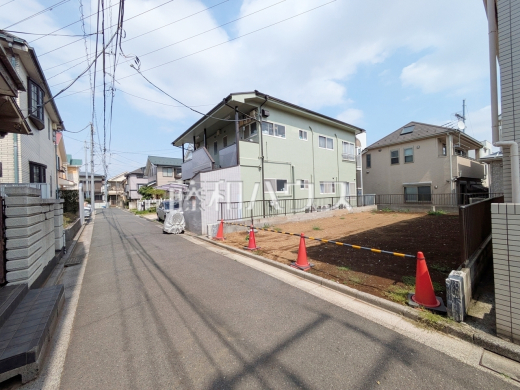 接道状況および現場風景　【練馬区南大泉４丁目】