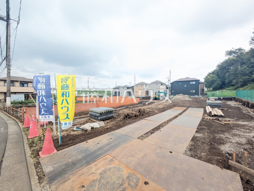 接道状況および現場風景 【清瀬市旭が丘5丁目】