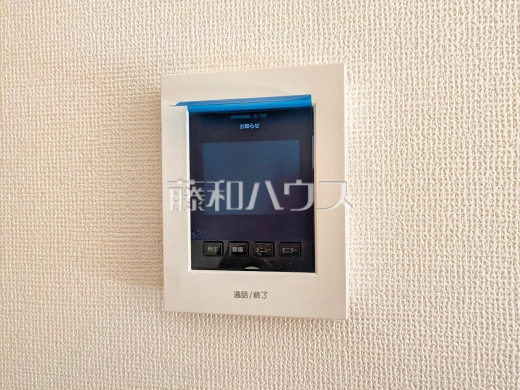 TVモニター付きインターホン 訪問者がひと目で分かります