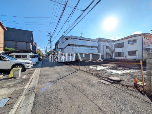 接道状況および現場風景　【国分寺市本多２丁目】