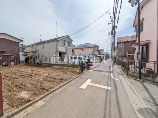 接道状況および現場風景 【立川市栄町5丁目】