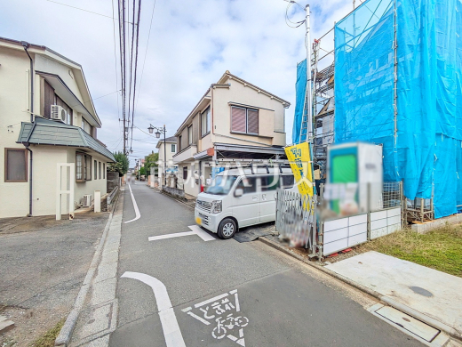 接道状況および現場風景 【立川市栄町5丁目】
