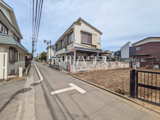 接道状況および現場風景 【立川市栄町5丁目】