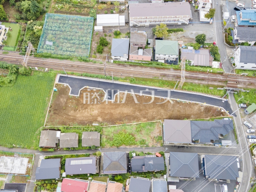 ≪航空写真≫　フリースタイル分譲地で、個性あふれる住まいを実現いたしませんか？　【府中市白糸台４丁目】