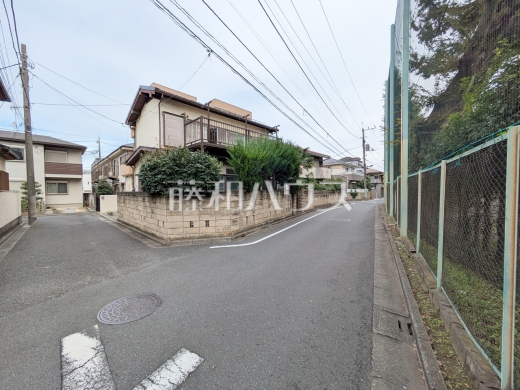 接道状況および現場風景　【練馬区東大泉４丁目】