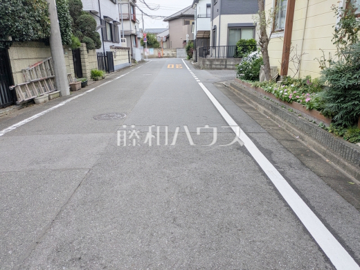 接道状況および現場風景　【練馬区田柄４丁目】