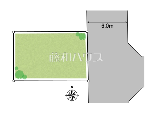 全体区画図　【練馬区田柄４丁目】