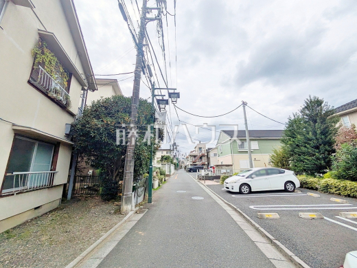 接道状況および現場風景　【朝霞市三原２丁目】