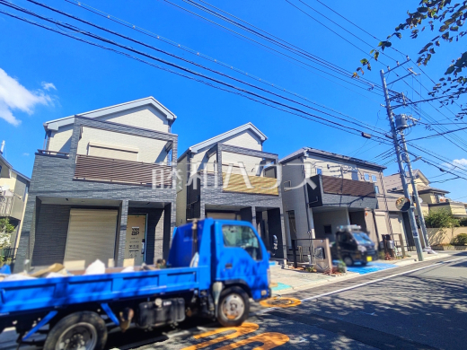 接道状況および現場風景 【杉並区宮前5丁目】