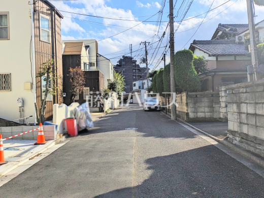 接道状況および現場風景 【板橋区大門】