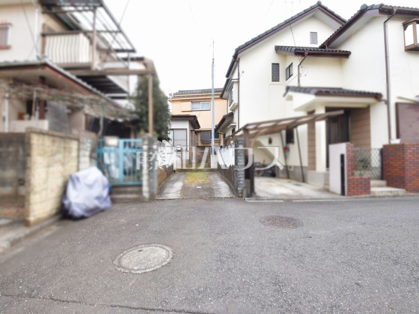 接道状況および現場風景　【新座市片山３丁目】