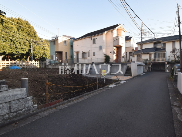 接道状況および現場風景　【東村山市萩山町４丁目】