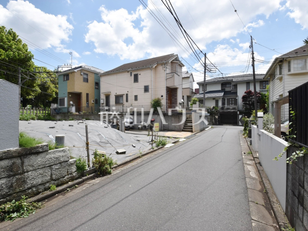 接道状況および現場風景　【東村山市萩山町４丁目】