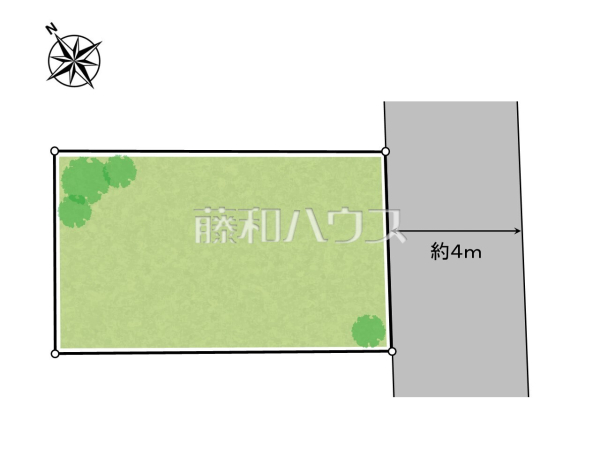 区画図　【小金井市前原町３丁目】