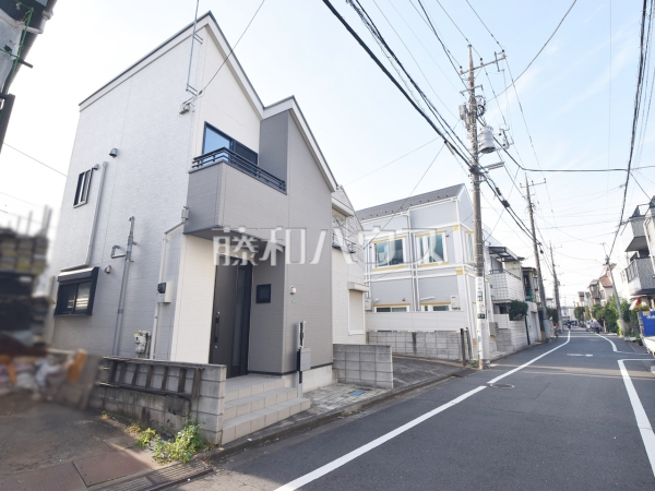 接道状況および現場風景　【中野区鷺宮１丁目】