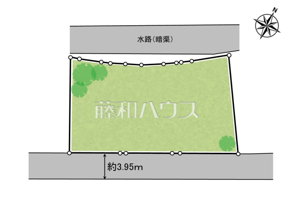 ≪全体区画図≫391.17平米の広大な宅地☆【調布市入間町３丁目】