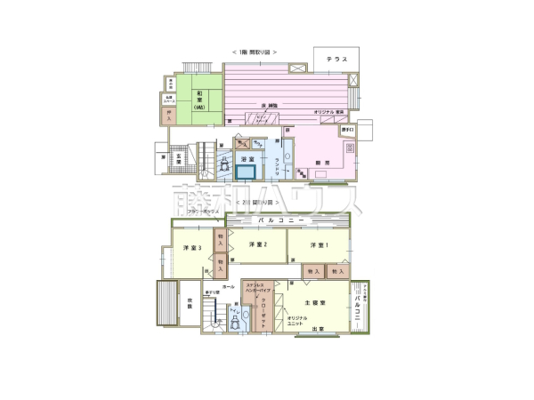 間取図　【三鷹市大沢４丁目】