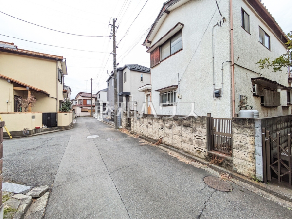 接道状況および現場風景　【新座市馬場２丁目】