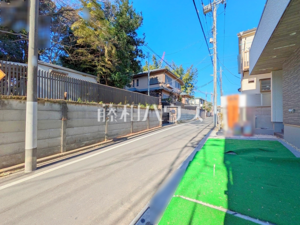 接道状況および現場風景　【練馬区旭丘２丁目】