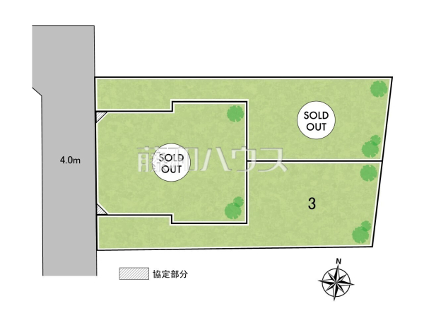 全体区画図　【西東京市向台町１丁目】