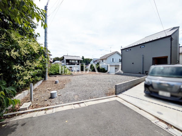 接道状況および現場風景　【国立市谷保】