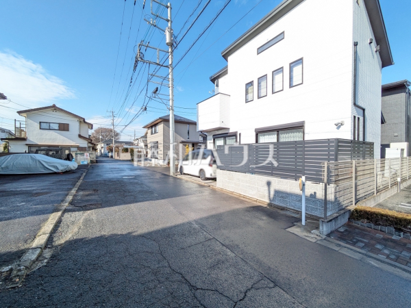 接道状況および現場風景　【西東京市富士町２丁目】