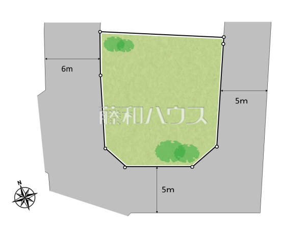 全体区画図　【日野市百草】