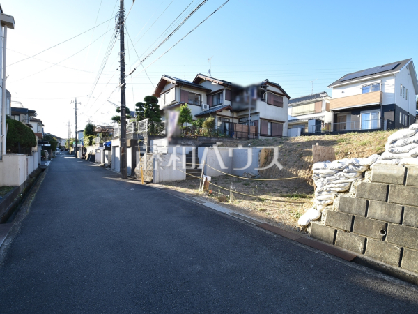 接道状況および現場風景　【八王子市南陽台１丁目】