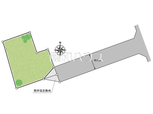 全体区画図　【東村山市青葉町３丁目】