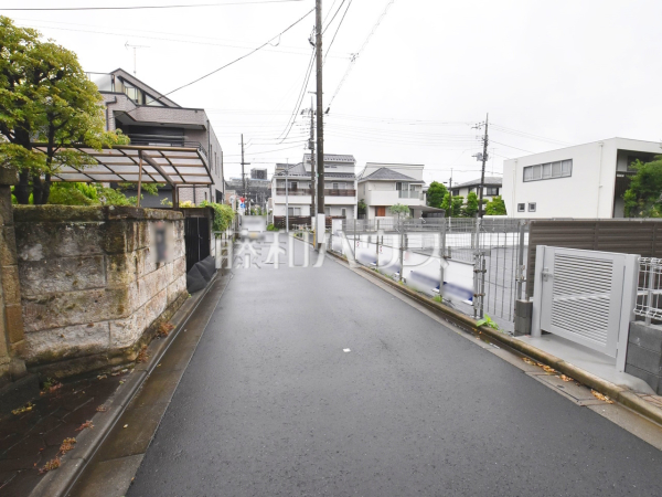 接道状況および現場風景　【杉並区西荻南４丁目】