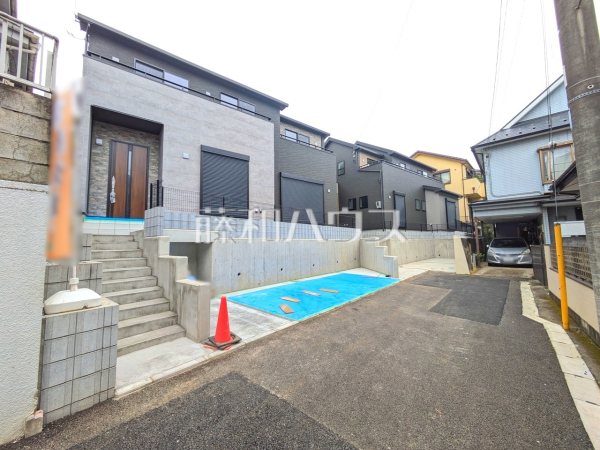 接道状況および現場風景　【所沢市大字上安松】