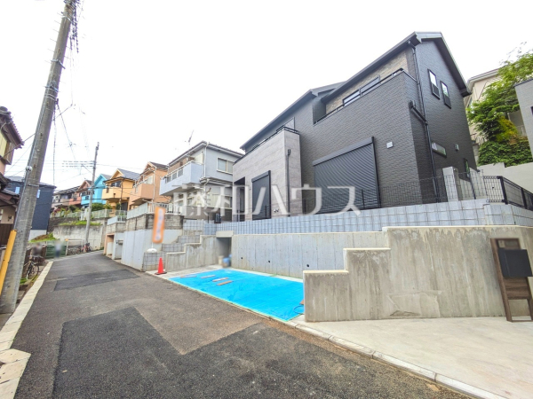 接道状況および現場風景　【所沢市大字上安松】
