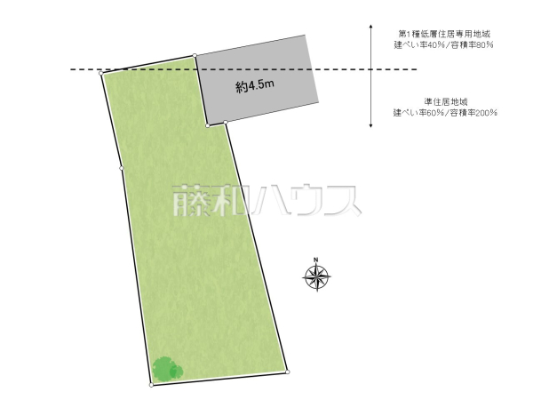 全体区画図　【日野市大字川辺堀之内】
