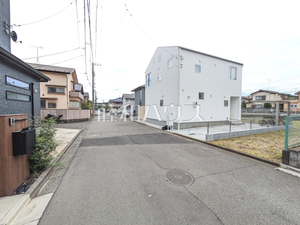 接道状況および現場風景　【小平市小川町１丁目】