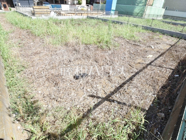 4号地　現地写真　【小平市小川町１丁目】良いお住まいはしっかりと整備された土地から。造成が完了した区画になります。
