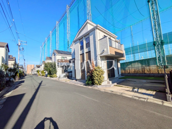 接道状況および現場風景　【小平市花小金井３丁目】