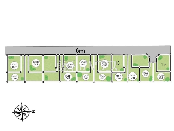 全体区画図　【小平市小川町１丁目】