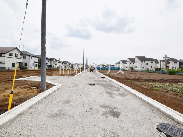 接道状況および現場風景　【小平市小川町１丁目】
