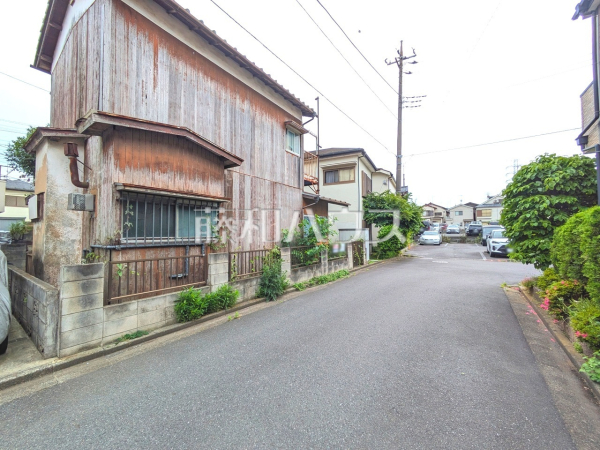 接道状況および現場風景　【新座市栄２丁目】