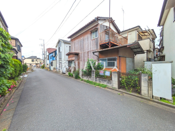 接道状況および現場風景　【新座市栄２丁目】