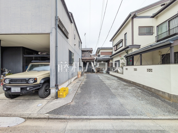 接道状況および現場風景　【国立市富士見台２丁目】
